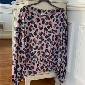 Adora Bell Sleeve Leopard Sweater